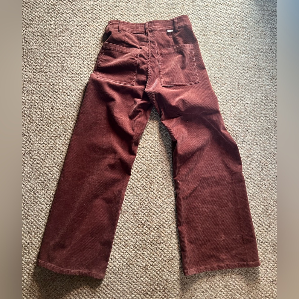 Billabong Men's Corduroy Pants in Deep Burgundy